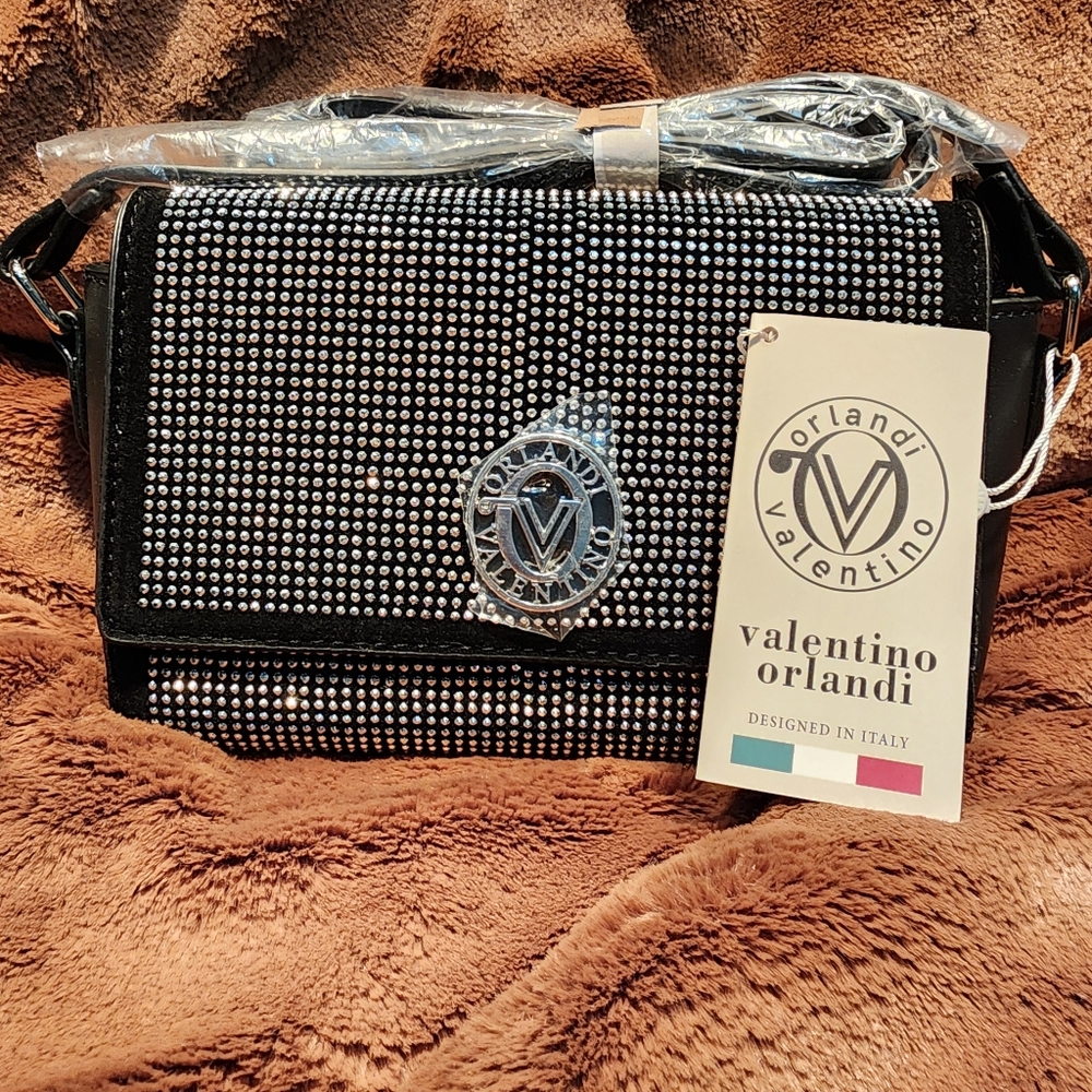 Valentino Orlandi Black and Silver Women's Bag 113